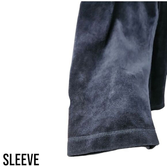 THREE HEARTS Plus Size Navy Blue Velvet Jacket - Picture 5 of 10